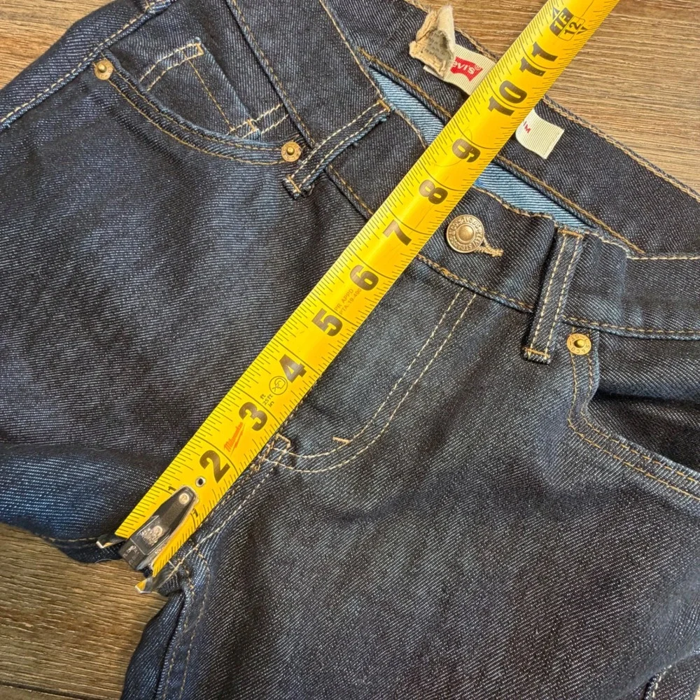 Levis 511 Slim Fit Boys Jeans Size 14 Regular Dark Wash Indigo Denim 27x27 NEW - Picture 9 of 11